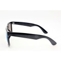 Классические винтажные блестящие черные модные солнцезащитные очки-16310